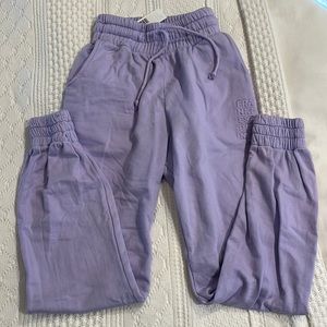 Frankies bikinis lavender sweatpants size M